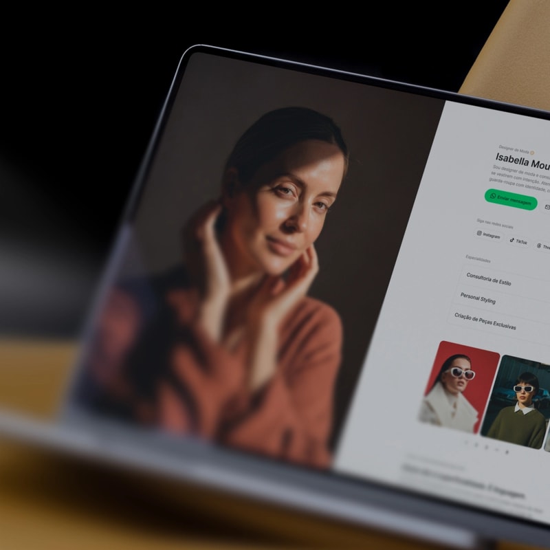 Designer, your work speaks for you — and your website makes sure people hear it