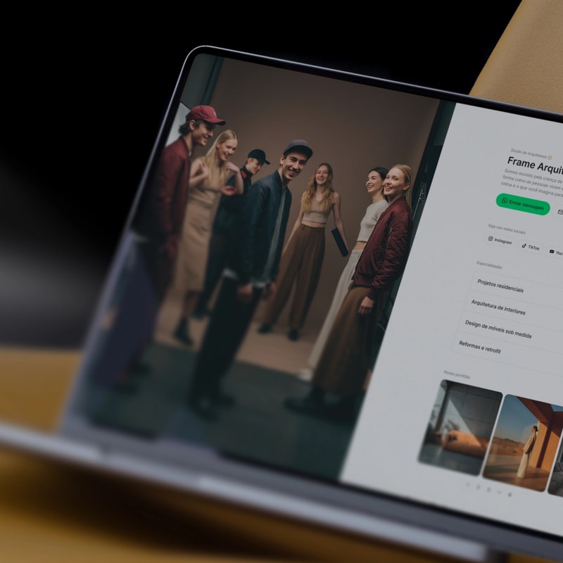 Seu portfólio online do jeito que seus projetos merecem.