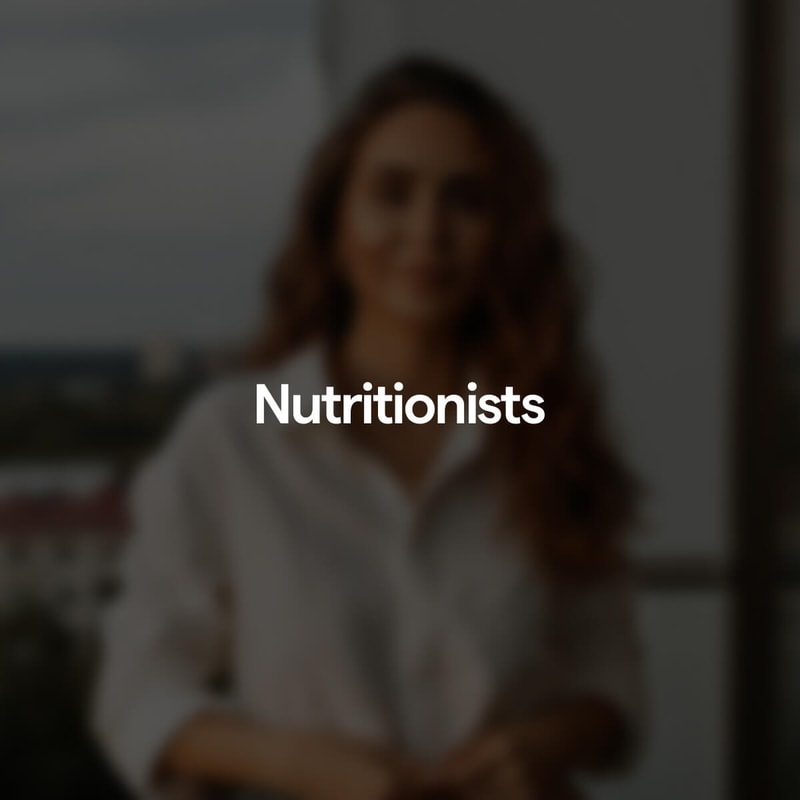 Nutritionist, a professional website helps you get chosen before you say a word image